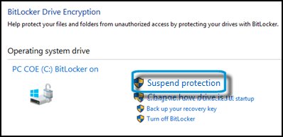 Suspend protection